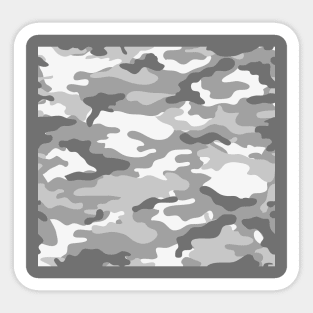 Snow CAMUFAJE, Tarnung, camouflage DESIGN Sticker